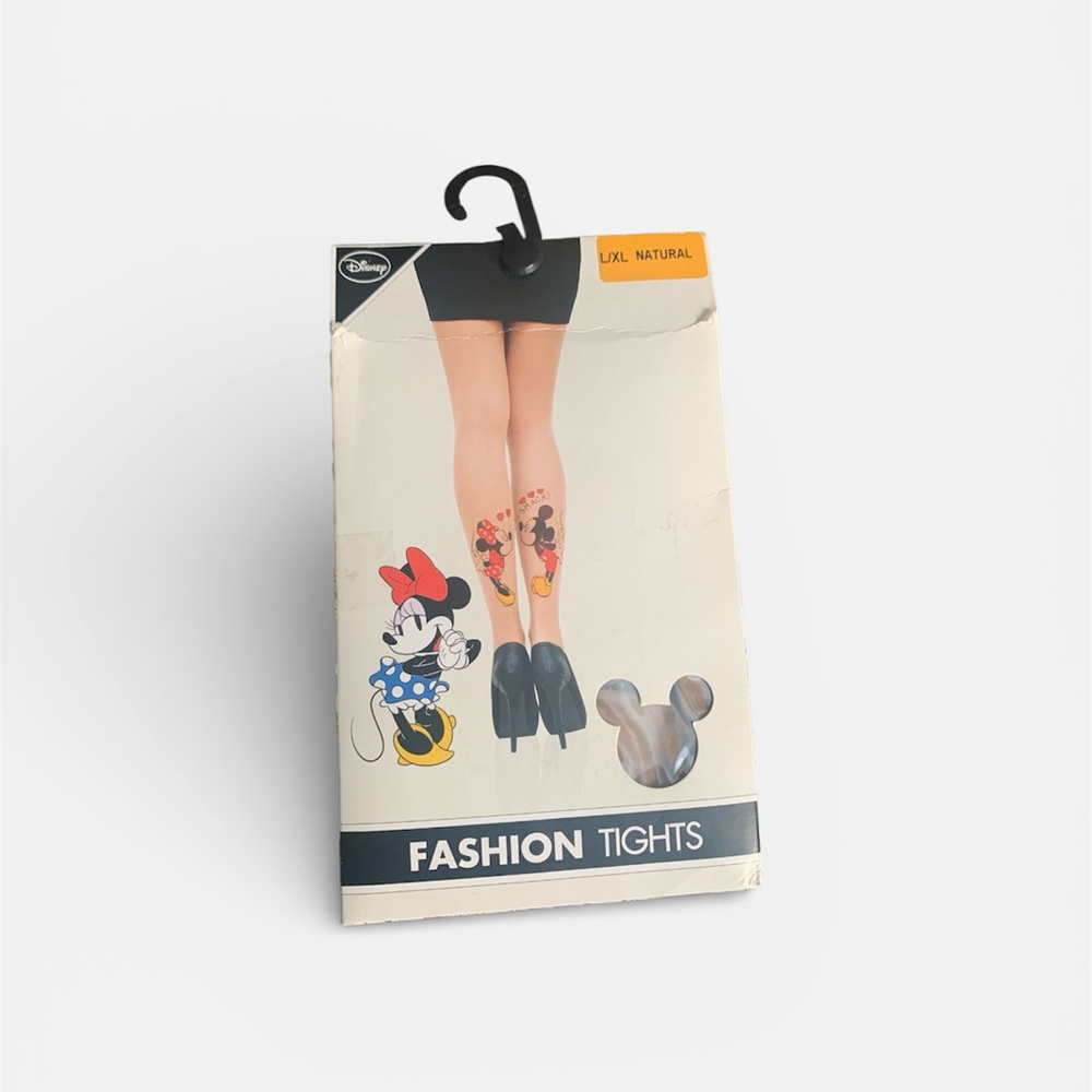 Disney Fashion Tights with Minnie Mouse Design Sz L/XL